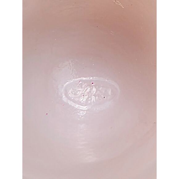 Vintage Fenton Pink Opalescent Glass Bell & Goblet Set Iridescent Rose Colonial - Picture 12 of 12